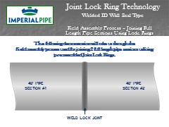Field Assembly of Full Length Pipe