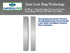 Joint Lock Ring Weld-Joint Cutaway